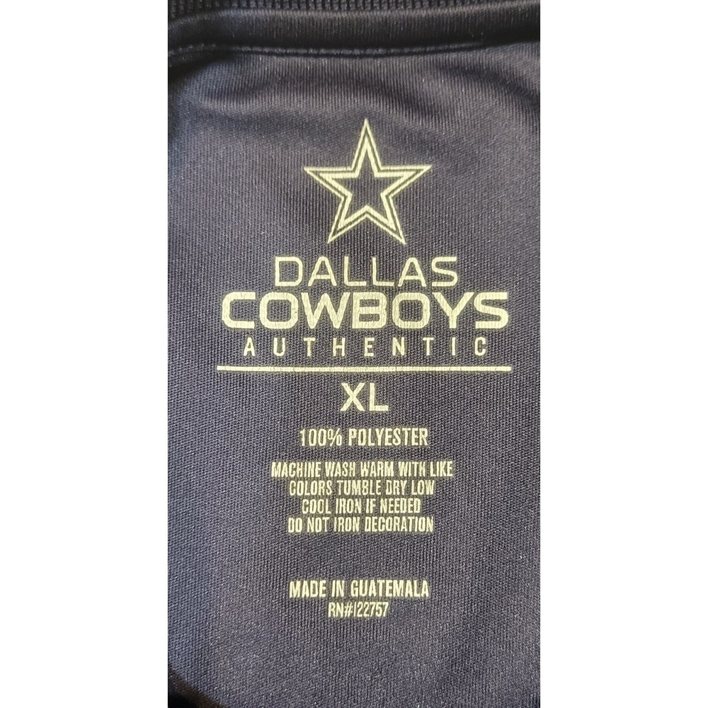 Dallas Cowboys Authentic Mens XL Gray Blue Polo Golf Shirt Football NFL 2 Shirts - Picture 16 of 16